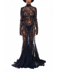 Off-White c/o Virgil Abloh - Mock Collar Maxi Dress - Lyst
