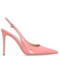 Gianvito Rossi - Solid Pointed Toe Pumps - Lyst