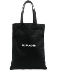 Jil Sander - Book Tote Canvas Shopping Bag - Lyst
