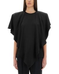 Stella McCartney - Draped Top - Lyst