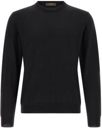 Zanone - Solid Crew Neck Sweater - Lyst