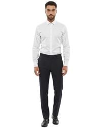 Corneliani - Flat Front Trousers - Lyst