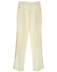 Bode - Ivory Wool Pant - Lyst