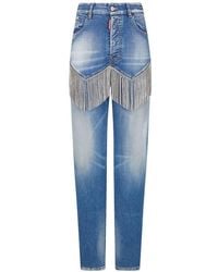 DSquared² - Sky Regular Mid Rise Jeans - Lyst