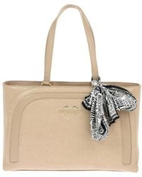 Love Moschino - Light Logo Top Zip Large Tote - Lyst
