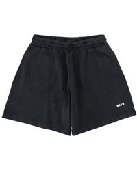 MSGM - Logo Shorts - Lyst