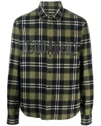 DSquared² - Plaid-Print Check Shirt - Lyst