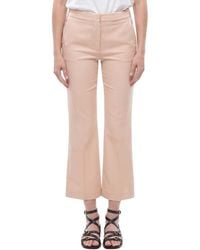 Stella McCartney - Light Bootcut Flat Front Pants - Lyst