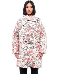 Stella McCartney - Graphic Mock Collar Jacket - Lyst