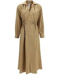 Max Mara - Shirt Collar Midi Dress - Lyst