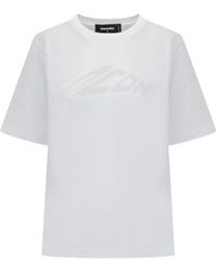 DSquared² - Logo Crew Neck T-Shirt - Lyst