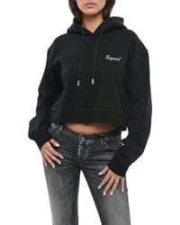 DSquared² - Logo Hood Sweatshirt - Lyst