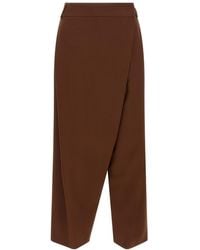 Alberto Biani - Relaxed Flat Front Pants - Lyst