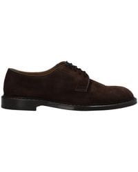 Doucal's - Solid Lace Ups Shoes - Lyst