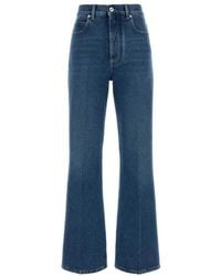 Bottega Veneta - Flared Mid Rise Jeans - Lyst