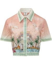 CASABLANCA - Regular Printed Shirt - Lyst