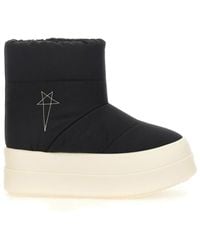 Rick Owens - Quilted Padded Boots - Lyst