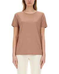 Fay - Solid Round Neck T-Shirt - Lyst
