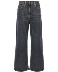 Etro - Dark Wide Leg Jeans - Lyst