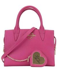 Love Moschino - Heart Logo Small Satchel - Lyst