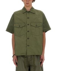 Needles - Boxy Solid Shirt - Lyst