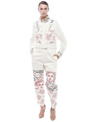Stella McCartney - Printed Shirt Collar Jacket - Lyst