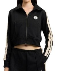Palm Angels - Logo Shirt Collar Sweatshirt - Lyst