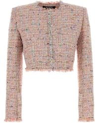 Balmain - Round Neck Jacket - Lyst