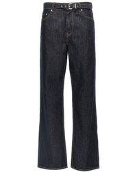 Ganni - Organic Cotton Denim Jeans - Lyst