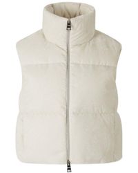 Herno - Velvet Sleeveless Down Jacket - Lyst