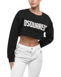 DSquared² - Logo Crew Neck Sweatshirt - Lyst