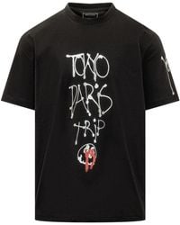 Y-3 - Graphic Crew Neck T-Shirt - Lyst