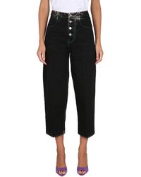 Department 5 - Straight High Rise Jeans - Lyst