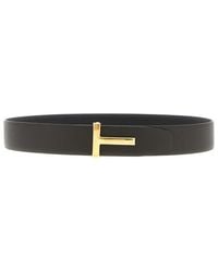 Tom Ford - "T Icon" Reversible Belt - Lyst