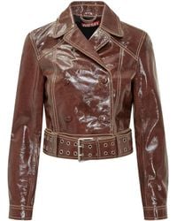 DIESEL - Solid Shirt Collar Jacket - Lyst