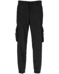 Prada - Black Re-nylon Cargo Pant - Lyst