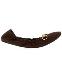 Gucci - Solid Ballerinas Ballet Flats - Lyst