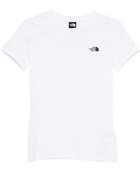 The North Face - Embroidered Logo T-Shirt - Lyst