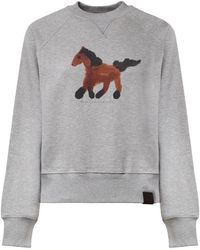 Stella McCartney - Crew Neck Sweatshirt - Lyst
