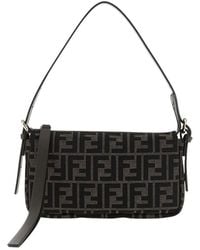 Fendi - Ff Logo Small Shoulder Bag - Lyst