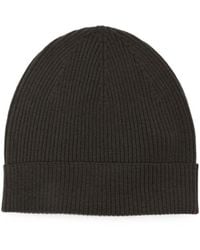 Rick Owens - Dark Knitted Beanie Cap - Lyst