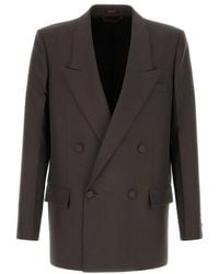 Gucci - Chocolate Panama Blazer - Lyst