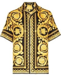 Versace - Baroque '92 Silk Vacation Shirt - Lyst