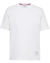 Thom Browne - Solid Crew Neck T-Shirt - Lyst