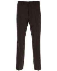 Gucci - Flat Front Pants - Lyst