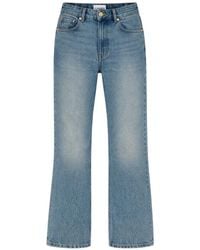 Ganni - Flared High Rise Jeans - Lyst