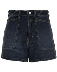 KENZO - Denim Shorts - Lyst