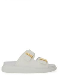 McQueen - Solid Hybrid Slides - Lyst