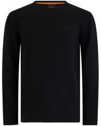 BOSS - Full Sleeves Logo T-Shirt - Lyst