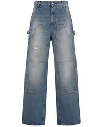 Moschino - Cotton Jeans - Lyst